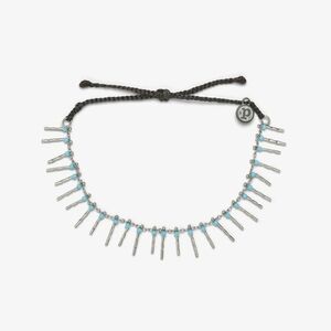 Pura vida Fringe bead anklet